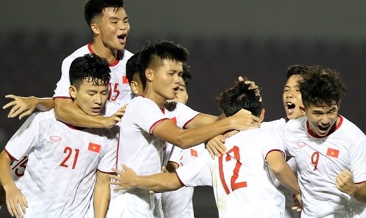 U19 Việt Nam hướng đến tấm vé dự U20 World Cup 2021. Ảnh: VFF