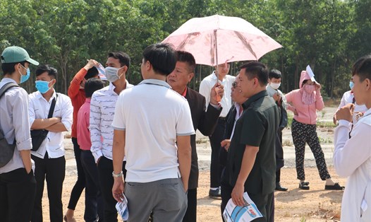 Nhiều người tìm đến đầu tư BĐS tại huyện Chơn Thành, Bình Phước. Ảnh: PV