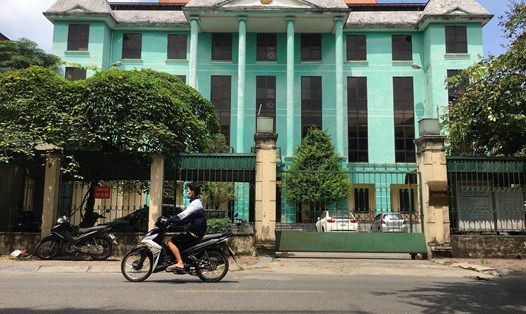 Tòa án Nhân dân quận Hà Đông (Hà Nội) - nơi bị cáo bỏ trốn trước giờ xét xử. Ảnh: V.Dũng.