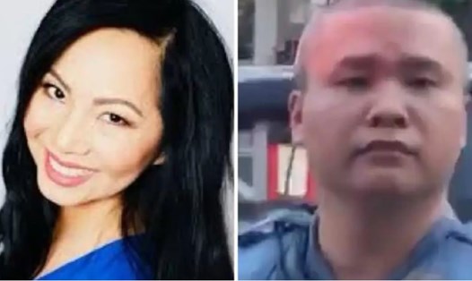 Kellie Chauvin - vợ của cảnh sát Mỹ ghì chết George Floyd - Derek Chauvin và viên cảnh sát Tou Thao, đều là người Hmong. Ảnh: Snopes.
