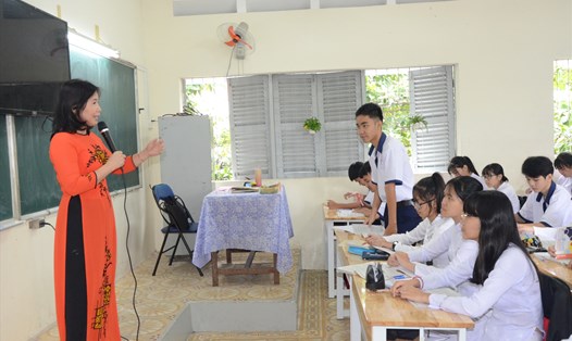 Học sinh một trường THPT tại TPHCM. Ảnh: Huyên Nguyễn