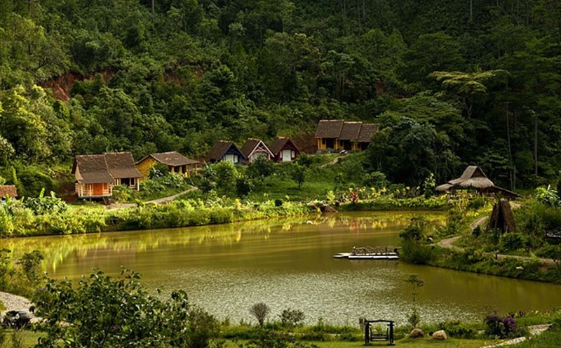 Làng Cù Lần (Đà Lạt, Lâm Đồng). Ảnh: Dalatfriends