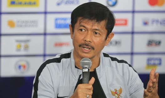 Huấn luyện viên Indra Sjafri dẫn dắt U22 Indonesia tại SEA Games 30. Ảnh: D.P