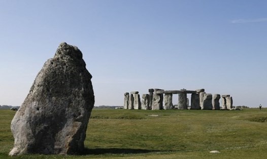 Di sản Stonehenge ở miền nam nước Anh ngày 26.4. Ảnh: AFP