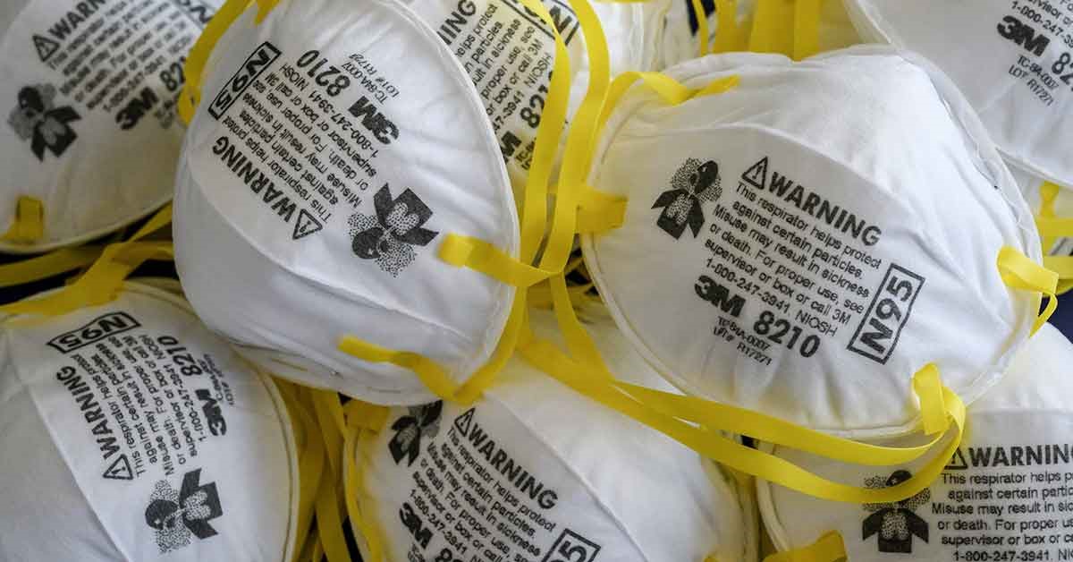 Khẩu trang N95. Ảnh: AFP.