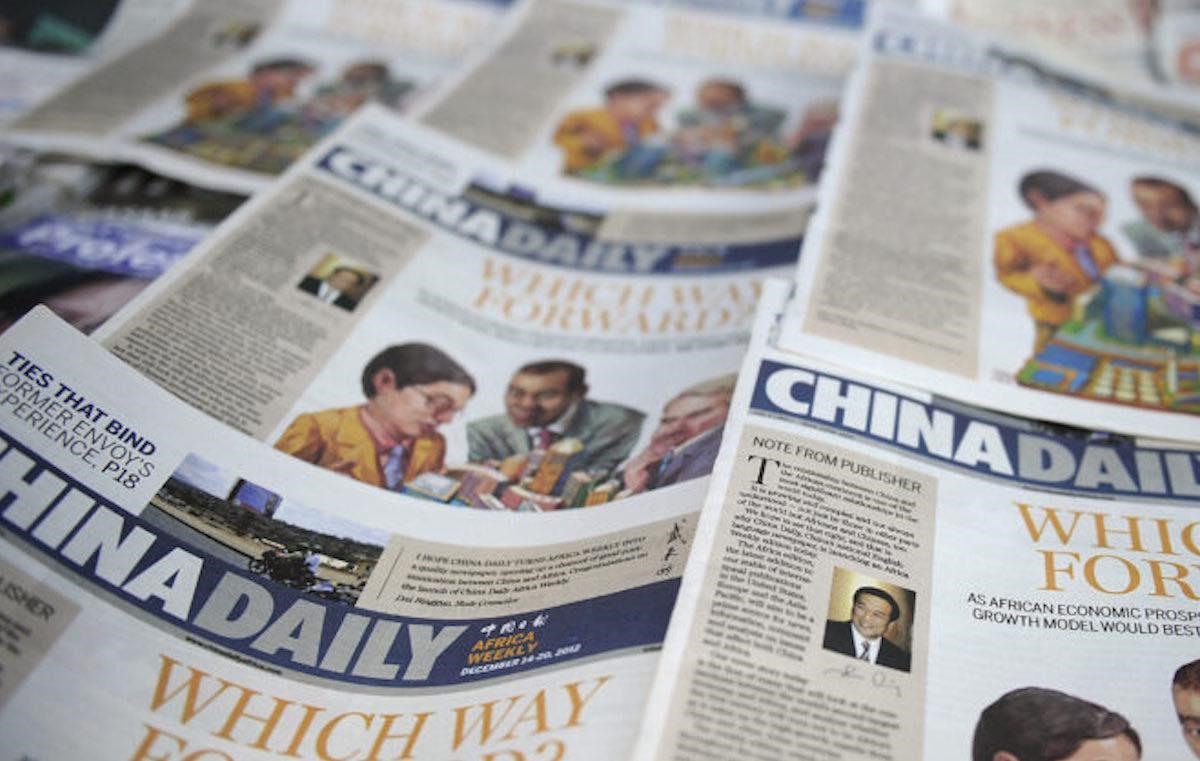 Mỹ cáo buộc thêm 4 cơ quan báo chí lớn của Trung Quốc là cơ quan tuyên truyền. Ảnh: AFP