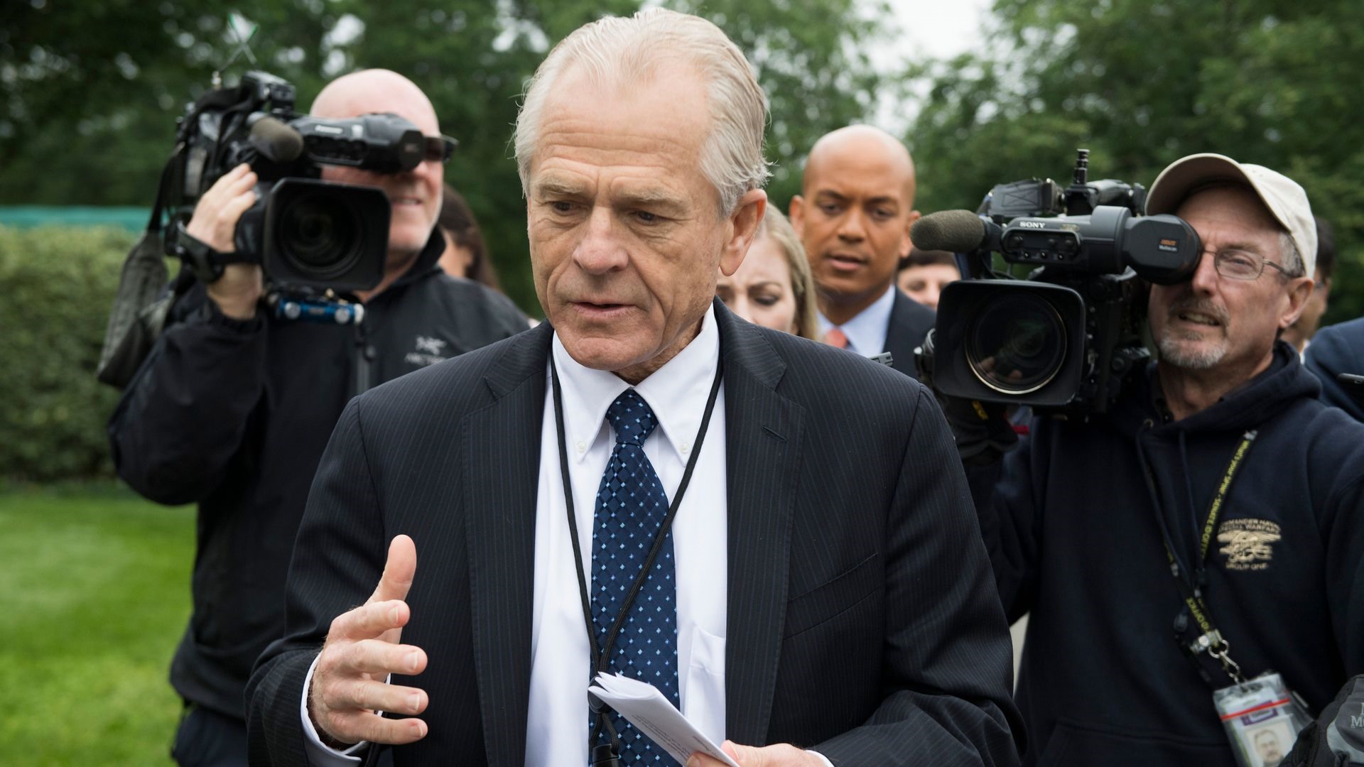 Cố vấn thương mại Nhà Trắng Peter Navarro. Ảnh: AFP
