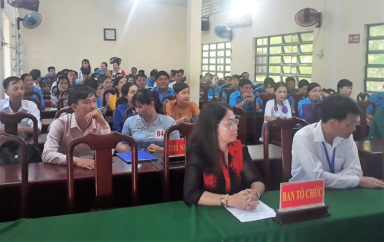 Các thí sinh tham gia hội thi. Ảnh: Hoài Phúc.