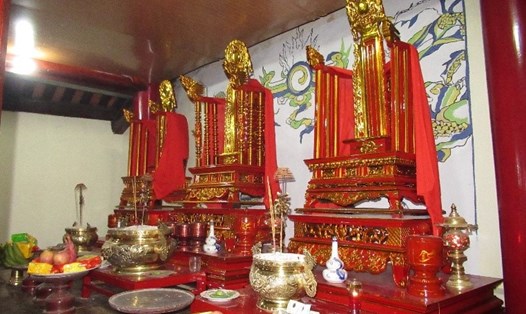 Ngai thờ 3 vị vua Hùng ở thôn Cổ Tích, xã Hy Cương, Việt Trì, Phú Thọ.