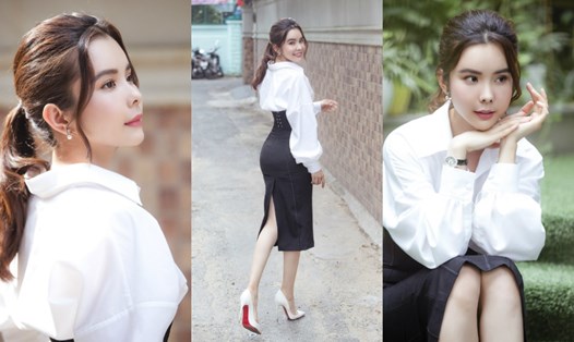 Hoa hậu Huỳnh Vy đã có những quan điểm riêng của mình về phụ nữ và hàng hiệu. Ảnh: NSCC