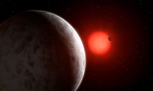 Các siêu trái đất mới được phát hiện quay quanh ngôi sao lùn đỏ Gliese 887. Ảnh: Reuters.