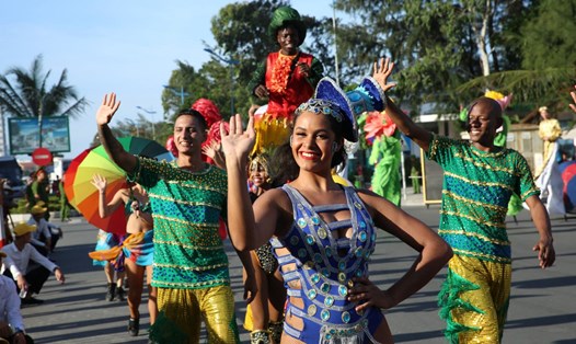 Lễ hội Carnival đường phố Thanh Hoá 2020. Ảnh: TDC.