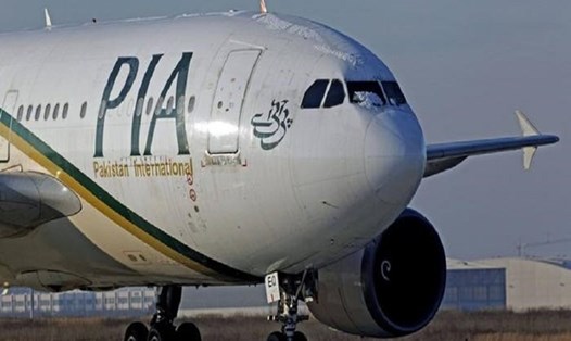 Máy bay của hãng hàng không quốc tế Pakistan (PIA). Ảnh: DW/ STARMEDIA