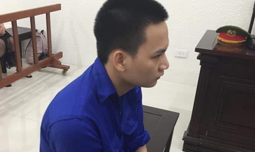 Bị cáo Phan Việt Long tại phiên tòa sơ thẩm. Ảnh: V.D.