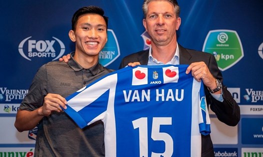 Đoàn Văn Hậu chính thức hết hạn 1 năm hợp đồng cho mượn.  Ảnh: SC Heerenveen