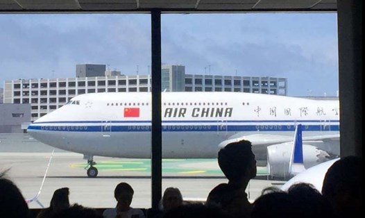 Các chuyến bay thương mại của Trung Quốc có dịch vụ giữa Mỹ và Trung Quốc đang bị cấm bay khi căng thẳng gia tăng giữa hai nước. Ảnh: Sfgate