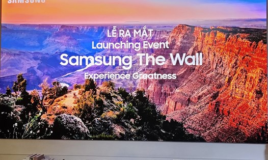 Màn hình The Wall thế hệ mới của Samsung trang bị công nghệ MicroLED.