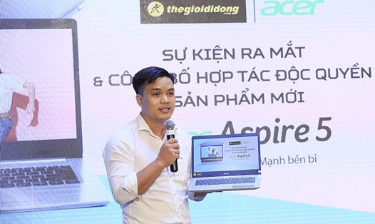 Laptop Acer Aspire 5 được phân phối độc quyền tại Thegioididong.com, Điện Máy Xanh từ ngày 15.6.