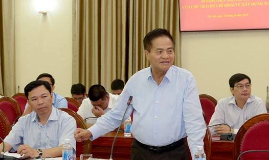 PGS-TS Đào Duy Quát - nguyên Phó Trưởng ban Thường trực Ban Tư tưởng Văn hoá Trung ương (nay là Ban Tuyên giáo Trung ương).Ảnh: Thanh Mạnh