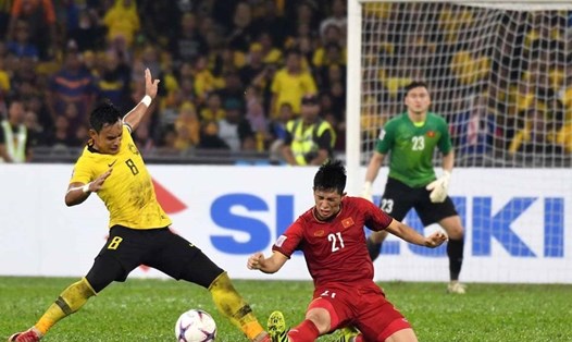 Tuyển Việt Nam sẽ gặp Malaysia hôm 13.10 trên sân khách, trận đấu có ý nghĩa then chốt đến cơ hội đi tiếp của đội. Ảnh: AFF.