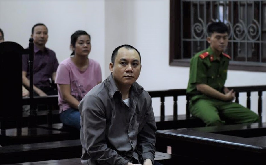 Bị cáo Lê Ngọc Hoàng tại phiên tòa sáng nay (5.6). Ảnh: P.Du.