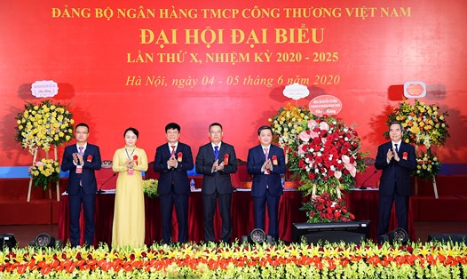 Đại hội đại biểu Đảng bộ Ngân hàng Công thương Việt Nam ngày 5.6.2020. Ảnh CTG