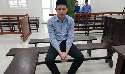 Bị cáo Đỗ Đình Ngọc tại phiên tòa sơ thẩm. Ảnh: Việt Dũng