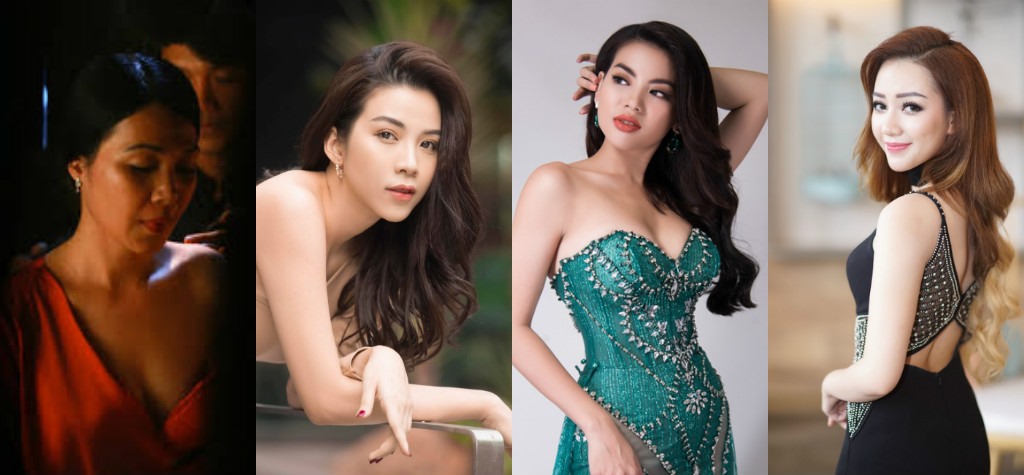 Bốn “ác nữ” màn ảnh Việt đã có những vai diễn ấn tượng khiến khán giả ghét bỏ. Ảnh: NVCC