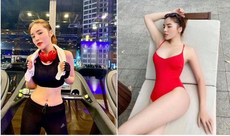 Hoa hậu Kỳ Duyên nỗ lực giảm 10kg để lấy lại vóc dáng sau dịch. Ảnh: NVCC