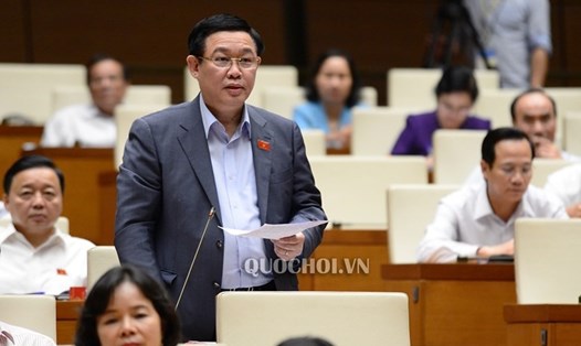 Quốc hội sẽ phê chuẩn miễn nhiệm chức vụ Phó Thủ tướng Chính phủ đối với ông Vương Đình Huệ. Ảnh: Quốc hội