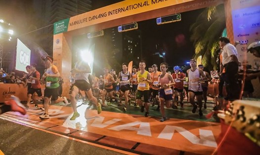 Giải Marathon Quốc tế tại Đà Nẵng hàng năm luôn thu hút rất đông sự tham dự của các vận động viên trong và ngoài nước. Ảnh: BTC.