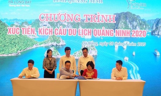 Đà Nẵng và Quảng Ninh liên kết kích cầu du lịch. Ảnh: Công Tâm