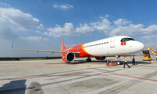 Hãng hàng không thế hệ mới Vietjet vừa được vinh danh Giải thưởng Giao dịch tài chính tàu bay của năm 2019. Ảnh PV