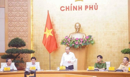 Phó Thủ tướng Thường trực Chính phủ Trương Hòa Bình phát biểu tại hội nghị. Ảnh GT