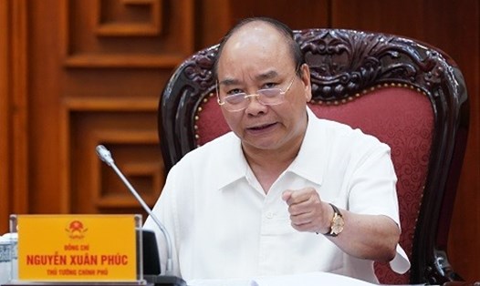Thủ tướng Chính phủ Nguyễn Xuân Phúc yêu cầu tăng cường thanh tra, phòng chống tham nhũng và giải quyết khiếu nại tố cáo. Ảnh VGP