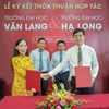 Đại học Văn Lang và Đại học Hạ Long ký thoả thuận hợp tác đào tạo. Ảnh: Nhà trường cung cấp