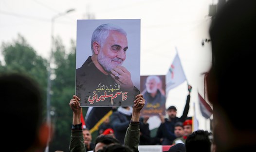 Tướng Iran Qassem Soleimani bị hạ sát trong một cuộc không kích của Mỹ. Ảnh: AFP