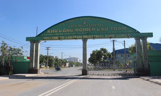 KCN Cầu Tràm, huyện Cần Đước, tỉnh Long An. Ảnh: k.Q
