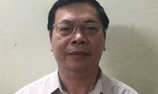 Bị can Vũ Huy Hoàng - Cựu Bộ trưởng Bộ Công Thương. Ảnh cơ quan công an.
