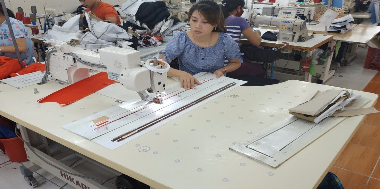 Người lao động tỉnh Hưng Yên luôn hưởng ứng các phong trào thi đua cho Công đoàn phát động. Ảnh: Thu Nguyệt