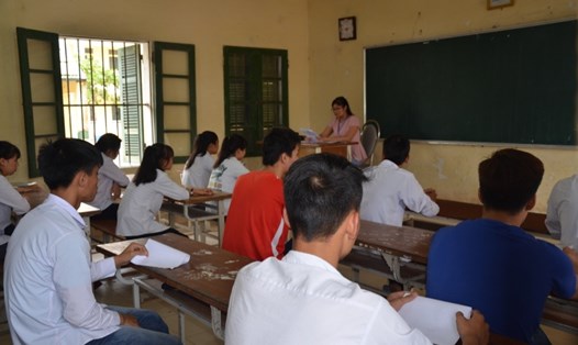 Thí sinh dự thi lớp 10 tỉnh Hà Tĩnh đã hoàn thành 3 môn thi. Ảnh minh hoạ: Huyên Nguyễn