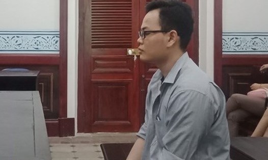 Bị cáo Nguyễn Minh Trung (25 tuổi, quận 10, TP.HCM). Ảnh: Cù Hiền