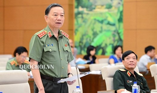 Đại tướng Tô Lâm - Bộ trưởng Bộ Công an. Ảnh Q.H