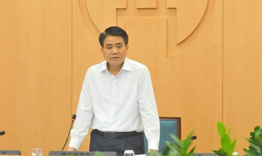 Chủ tịch UBND thành phố Hà Nội Nguyễn Đức Chung. Ảnh LDO