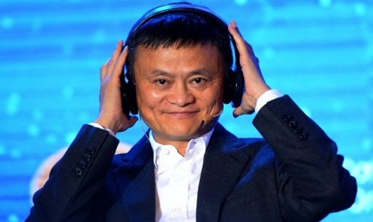 Chân dung tỉ phú Jack Ma. Ảnh: AFP