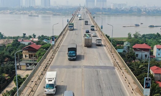 Chậm nhất ngày 9.8.2020 cầu Thăng Long sẽ được sửa chữa. Ảnh: Hải Nguyễn