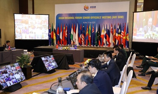 Hội nghị quan chức cao cấp Diễn đàn Khu vực ASEAN ngày 21.7. Ảnh: Bộ Ngoại giao