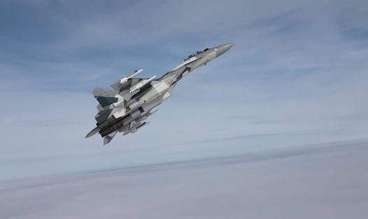 Máy bay chiến đấu Su-35 của Không quân Nga. Ảnh: AMN