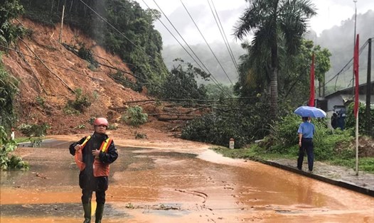 Trận mưa lũ gây thiệt hại lớn cho tỉnh Hà Giang. Ảnh: M. Chuyên