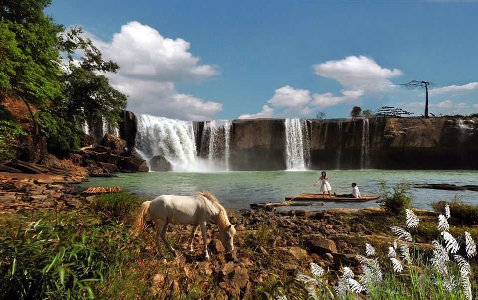 ĐRAY NUR - Đệ nhất thác ở Tây Nguyên. Ảnh: Đ.B.T